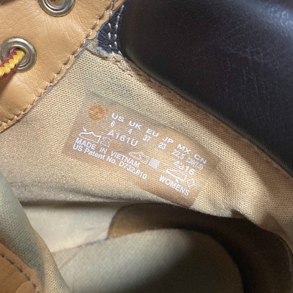 Timberland Yellow Nubuck Leather Ankle Boots Sinter Heavy Duty Lightweight - Picture 8 of 8